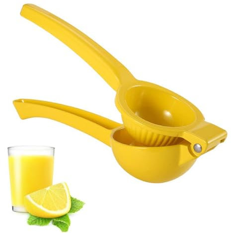 Lemon Squeezers, Handheld Lemon Juicer, Kitchen Lemon Squeezer 2-In-1 Manual Juice Squeezer for Lime, Lemon, Orange Ideal for Lemonade, Bars, Cocktails