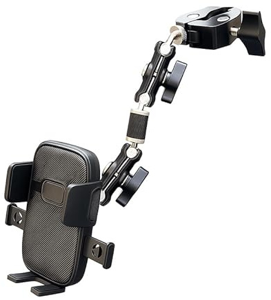 YOFAB Handyhalterung LKW für Volvo FH 500 2002–2025, Verstellbare Clip-Halterung aus Aluminiumlegierung, Stoßfeste und rutschfeste LKW Telefonhalterung für Van, SUV, LKW