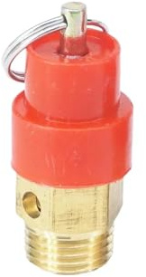 KXJSYL Tool Válvula de Seguridad de Aire de latón Macho BSP de 3/4/5/6/7/8/10/12/15 Bar, 1/8 y 1/4 (3/4/5/6/7/8/10/12/15 Bar), válvula de Alivio de presión, compresor de Aire.(15 Bar,1/4)