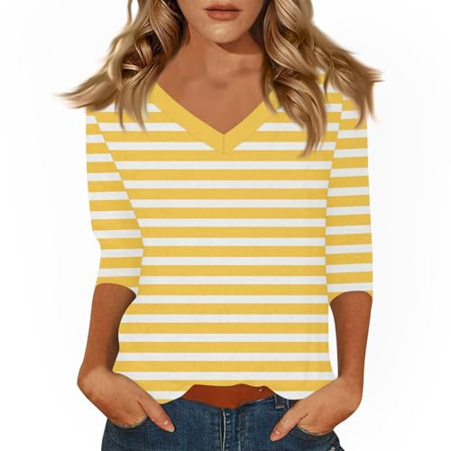 TOFOTL Women Tops Three Quarter Sleeve Wear Gypsy 2026 Running Party Going Out Top