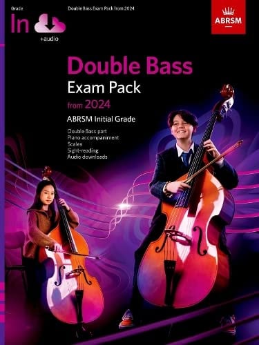 Double Bass Exam Pack from 2024, Initial Grade: Double Bass Part & Piano Accompaniment (ABRSM Exam Pieces)