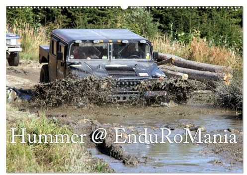 Hummer @ EnduRoMania (Wandkalender 2025 DIN A2 quer), CALVENDO Monatskalender