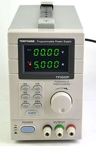 Tekpower TP3005P Programmable Linear Type Variable Regulated DC Power Supply 0-30V at 0-5A