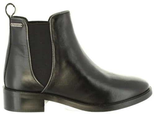 Pepe Jeans Damen Chelsea Boots Devon Basic schwarz39