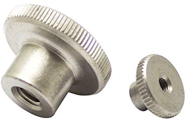 D´s Items® | Rändelmutter - M10 - DIN 466 - Edelstahl A1 - [1 Stück] - | Hohe Form VA