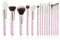 Jessup Lot de 15 pinceaux de maquillage professionnels,kit de pinceaux maquillage pour fond de tient,poudre,définition et contours,ensemble pinceau maquillage,rose T293