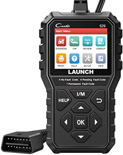 LAUNCH CR529 Code Reader OBD2 Dispositivo Diagnostico per Auto Lettura Spegnimento Codice Errore Mostra e Stampa Dati in Tempo Reale Sensore O2 e Test EVAP