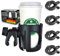 Babies1st Getränkehalter für Kinderwagen und Buggy, Schraubklemme mit Anti-Rutsch Einsatz, für Trinkflaschen, Babyflaschen, Becher, Dosen und 4 Kinderwagen Klammern, matt Schwarz