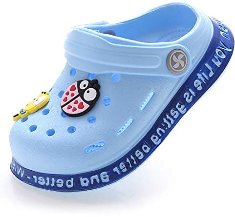 Unisex Bambini Zoccoli e Sabot Pantofole Scarpe estive da Spiaggia Sandali con Cinturino alla Caviglia Scarpe da Giardino Ragazzi Ragazze