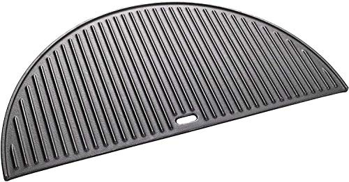 45,7 cm Halbmond-Grillplatte aus Gusseisen für Kamado Joe KJ-23RHC Classic II, KJ23NRHCI Classic III, KJ23RH Classic I, Stand-Alone Classic, Large Big Green Egg, Kamado Grill teil