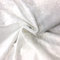Novato Textiles Premium Pannesamt-Stretch-Velours-Glitzerstoff, 150 cm breit (weiß, 1 m vorgeschnitten)