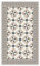 Coloray BirdsEcho Vinyl-Teppich 150x198cm PVC Küchenmatte Linoleum Teppich Dekorative Matte Küchendekorationsmatte Bodenschutz in der Küche - Geometrie Blumen Abstraktion.