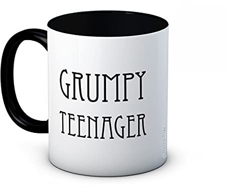Grumpy Teenager - Lustig Keramik Kaffee Tasse Becher