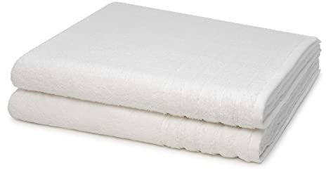 WEWO-Fashion - AIDA - 2 X Duschtuch - Im Set (70 X 140cm Weiß)
