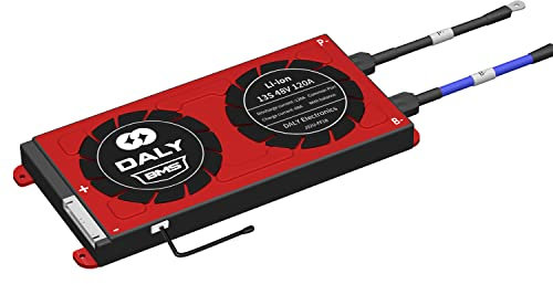 DALY BMS 13S 48V 120A Li-Ion Akku Management System Akku Pack Protection Board mit Common Port und Balance Leads für Home DIY 18650 Battery Electronic Device