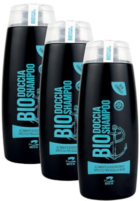 GATE14® Biologisch abbaubares Meerwasser-Dusch-Shampoo - 3er-Pack