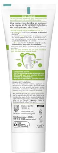 SIGNAL Professionelle Zahnpasta Sensitivity Mineral Protection - Frische - 88% Inhaltsstoffe natürlichen Ursprungs - 75ml