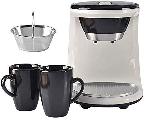 Coffee Machine, Mini Electric Drip Coffee Maker, Household Semi-Automatic Brewing Tea Pot American Coffee Machine, Espresso 2 Cup, for Home Office Interesting