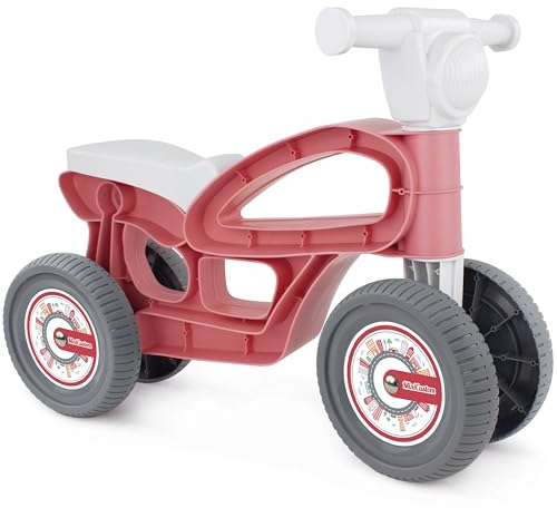 Chicos - Mini Custom Coral | Draisienne Bebe 1 an avec Quatre Roues pour Une Plus stabilité | Moto Enfant | Stable, léger et résistant Moto Jouet, Corail (36014)