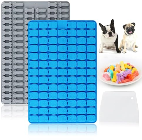 2 Piezas Moldes Silicona Galletas Perro, Moldes Silicona Reposteria De Pata De Perro para Gominolas, Chocolate, Dulce de Azúcar, Galletas