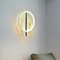 ZTWLEED LED Wandleuchte Innen,24W 2600LM Moderne Wandlampe 3 Farben Licht 3000K/4000K/6000K,Weiß Runden Wandbeleuchtung für Schlafzimmer Wohnzimmer Korridor Treppe Φ 24 * 19CM 220V