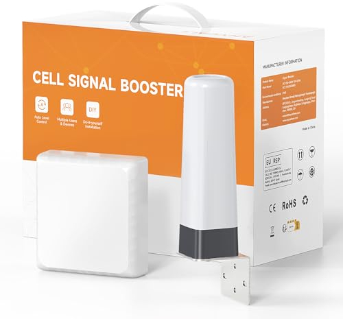ANYCALL Amplificador de Cobertura Movil para Señales Muy Débiles, Amplificador Señal Movil para Banda 1,3,7,8,20, 5G 4G LTE 3G gsm Aumentar Cobertura Movil para Movistar Orange Vodafone Más Yoigo