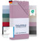Blumtal® Baumwolle Spannbettlaken 140x200cm Basics Jersey - Bettbezug 140x200cm - Oeko-TEX zertifiziertes Spannbetttuch 140x200cm - Matratzenbezug 140x200cm - Bettbezug - Leintuch - Dusty Orchid