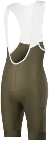 CEROTIPOLAR Ciclismo Bibs Uomo, Lunga Distanza Pad Bici Biking Bib Pantaloncini UPF50+, Verde oliva, L