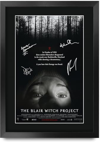 HWC Trading FR A3 The Blair Witch Project (1999) Geschenke Geduckter Poster Signiertes Autogramm Foto für Fans von Film Memorabilien - A3 Gerahmt