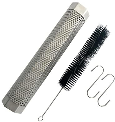 BESPORTBLE Set Di Utensili Per Barbecue Tubo Per Aromi Per Affumicatore A Pellet Rete Per Barbecue Con Spazzola Per La Pulizia Ganci Your on Grill
