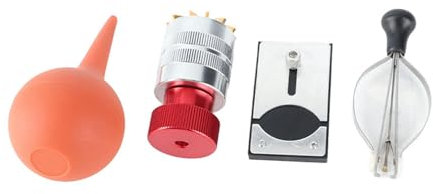 Zoeyilan 3-teiliger Uhrenkristall-Entferner, Uhrenkristall-Entferner, Staubgebläse, Pumpen-Taschenwerkzeug, Uhren-Handpresse, Heber, Abzieher, Kolben-Entferner-Set, professionelle