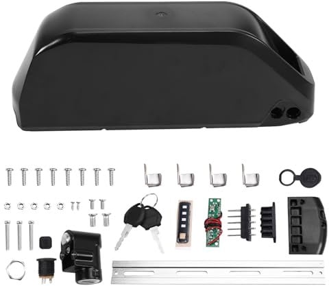 Junterone DP-9 EBike Battery Case for 91PCS 18650 Cells Box Electric Bicycle Battery Case for DIY Downtube Battery 48V