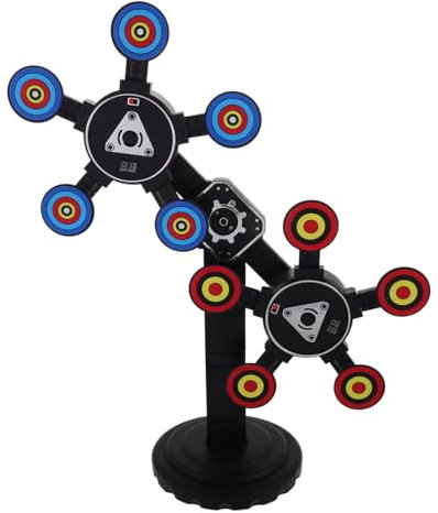 KICHOUSE Elektronische Zielscheibe Schießstand Elektronische Zielscheibe Automatische Rücksetzung Schießspiele Für Die Jagd Mit Handheld Spiel Lustige Familienspiele Aus Kunststoff