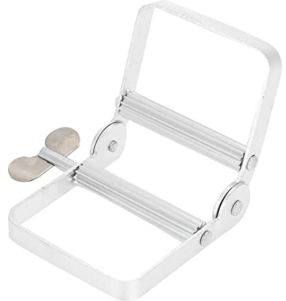 QANYEGN Toothpaste Squeezer, Metal Paint Tube Squeezer, Aluminum Rolling Tube Squeezer for Artist, Hair Salon, Painter and More