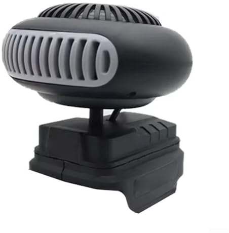 Chauffage d'habitacle 18 V - Chauffage mobile - Dégivreur - Chauffage d'appoint - Protection automatique contre la surchauffe - Pour voiture, intérieur, camping et animaux domestiques