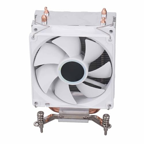 ERYUE Cooling Performance 90mm Silent CPU Cooling Fan for 775 1150 1151 1155 1156 1200, AM4, with Backplate, Copper Aluminium Material for Desktop Computer