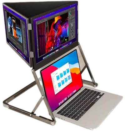 Generisch Triple Aero Pro Premium Triple Portable Monitor Extender, FHD Triple Screen Laptop Monitor Extender, tragbarer Monitor, for Laptop