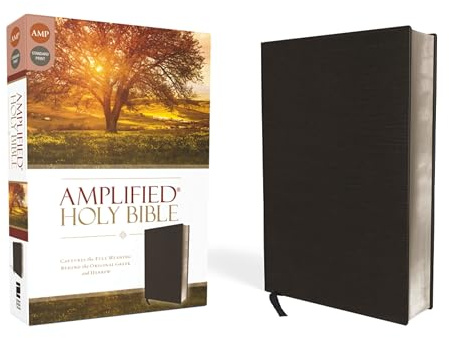 Amplified Holy Bible, Bonded Leather, Black: Captures the Full Meaning Behind the Original Greek and Hebrew