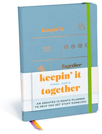 Knock Knock Keepin’ It Kinda, Sorta Together Large Hardcover Planner