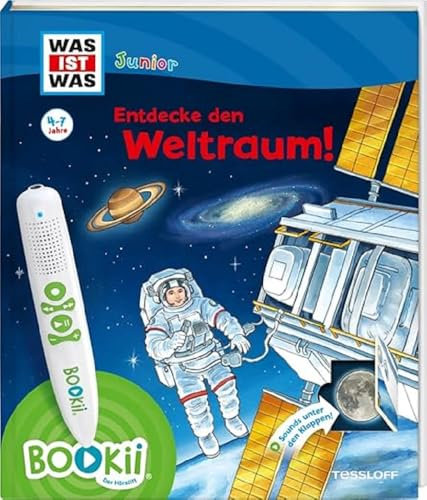 BOOKii® WAS IST WAS Junior Entdecke den Weltraum!: Antippen, Spielen, Lernen (BOOKii / Antippen, Spielen, Lernen)