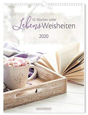 Wochenkalender 2020 LebensWeisheiten: Wochenkalender groß