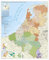 Benelux Länder Postleitzahlen Wandkarte Poster NEUE AUFLAGE