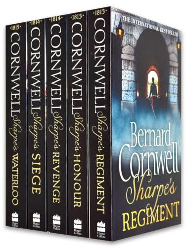 Bernard Cornwell The Sharpe Series 16 to 20: 5 Books Collection Set (Honour, Regiment, Siege, Revenge, Waterloo)