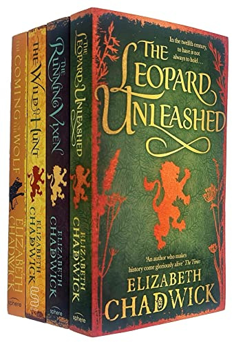 The Wild Hunt Series Books 1 - 4 Collection Set By Elizabeth Chadwick (The Wild Hunt, The Running Vixen, The Coming of the Wolf & The Leopard Unleashed)