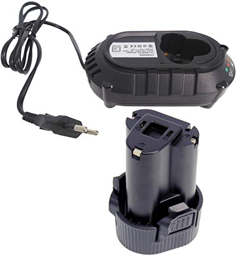 FengWings® BL1013 10.8V 1.5Ah Remplacer la Batterie par Un Chargeur DC10WA Compatible avec Makita BMR102 DMR104 BMR107 LXRM02 LXRM03 RMB100 DMR104 BMR10 DC10WB 194550-6 194551-4