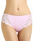 Femme Culotte, Slip de Dentelle, Sexy Hipster Panty en Microfibre, Taille Mid Rose Clair S