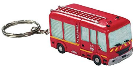 Isideco Schlüsselanhänger Auto Feuerwehr