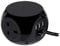 STATUS Black Cube Socket | 3 Way Cube with 3 USB Adapter Socket | 1.4m Extension Lead | S3B1.4M3XUSB1PK6