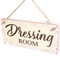 Dressing Room Sign - Decorative White Floral Dressing Room Hallway Sign