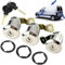 3 serrures de porte compatibles pour Berlingo 1 et Partner 1 (1996-2008) Barillet de porte avec double de clés | 4162Q4 | 9170CX | 9170CW | 4161H9